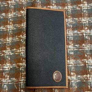Boulmich Paris Black and Brown Card and Money Holder